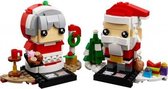 LEGO Kerst Brickheadz 40274 - Kerstman en Kerstvrouw