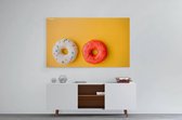 Schilderij - Trendy donuts — 90x60 cm