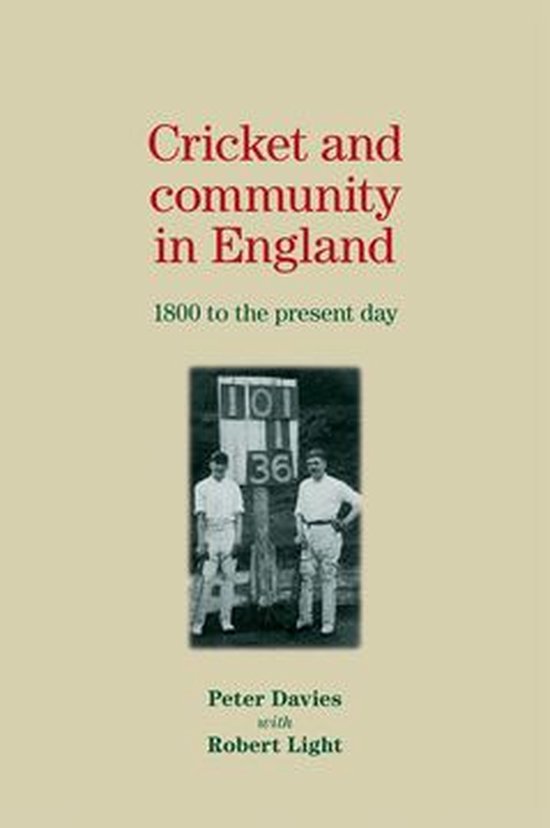 Cricket and community in England - cover