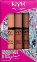 NYX Professional Makeup Butter Lip Gloss Trio 02 - Make-up geschenkset