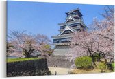 Schilderij - Japans Architectuur — 100x70 cm