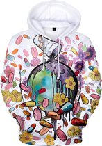 Juice Wrld Hoodie - Happy Wrld - Maat L
