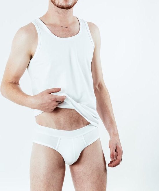 Tanktop Underwear Wit Giuliano Uomo Maat XL