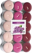 Geur theelichten lilac (30 stuks)