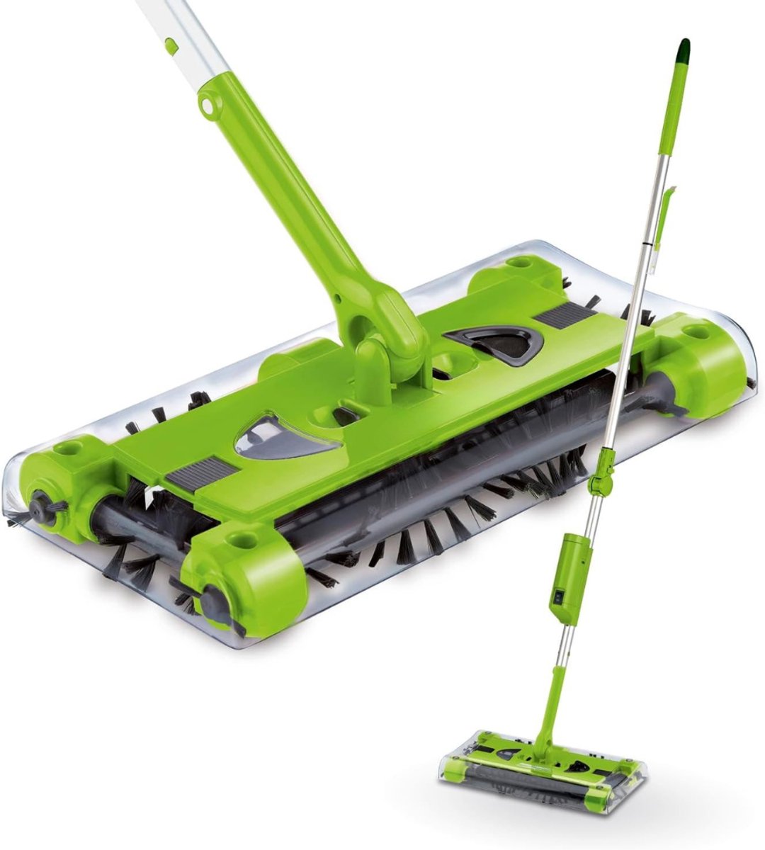 MIRA® Elektrische Dweil - Dweil - Limoengroen - 30cm x 15cm x 123cm
