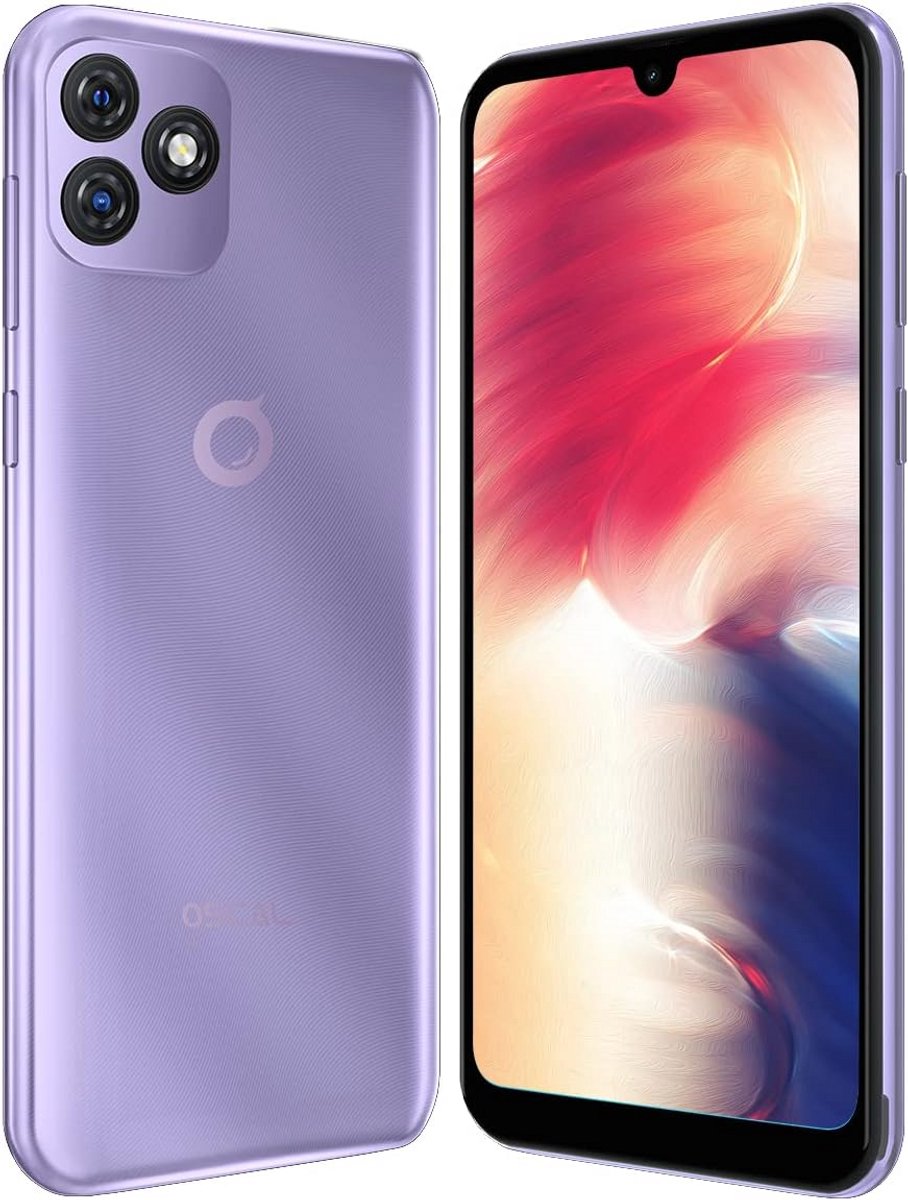 Ontgrendelde Android 11 Smartphone 6,08 inch HD+ Display Dual SIM 2GB+32GB Paars