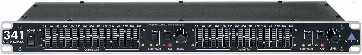 Dubbele 15-Bands Grafische Equalizer voor Professioneel Audio Gebruik
