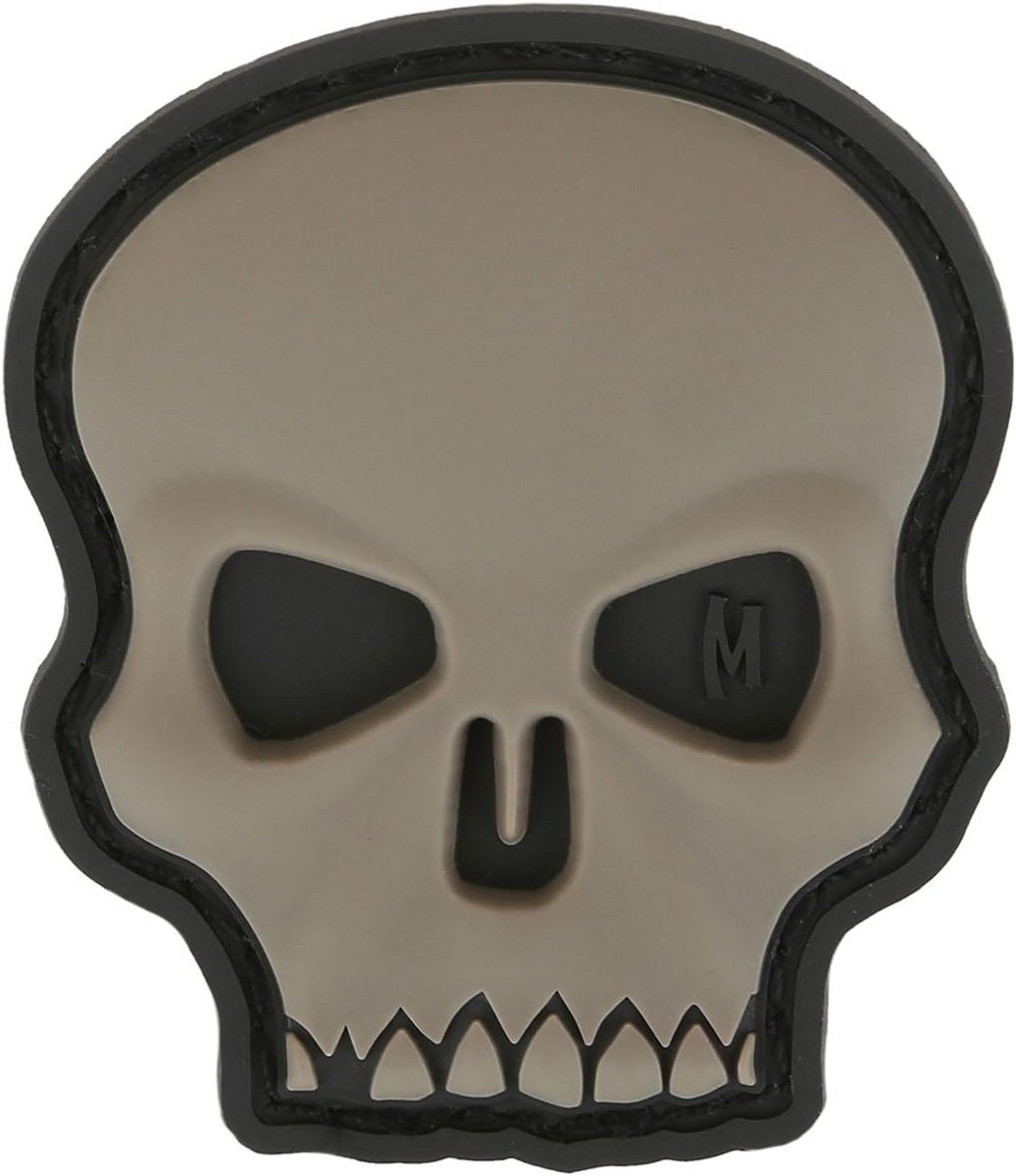 3D Reliëf Schedel Morale Patch PVC Rubber