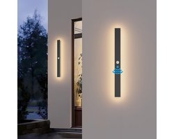 Merk niet opgegeven Buitenlamp met sensor dag en nacht - Wandlamp met bewegingsdetectie - Op zonne energie