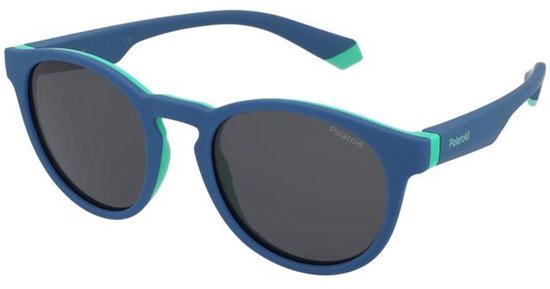 POLAROID Kinderen PLD 8048/S 465 AZURE GREEN 45/18/130 JUNIOR Zonnebrillen van Polaroid — afbeelding 3