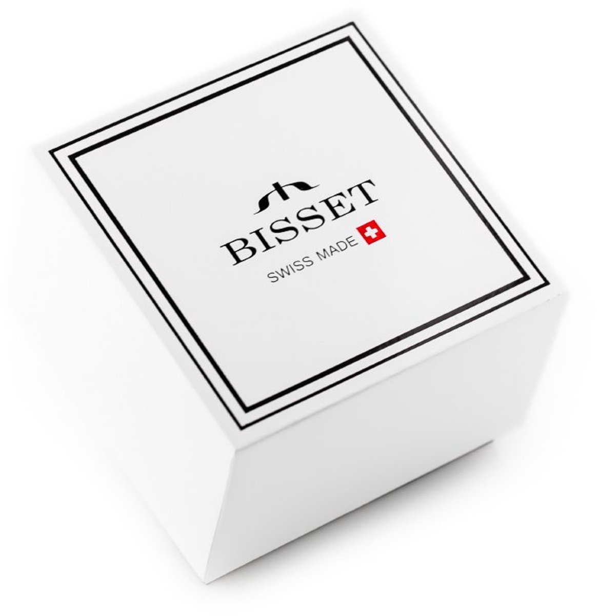 Bisset - Dameshorloge - Szafirove Szkło - Ronda Swiss EOL - Staal