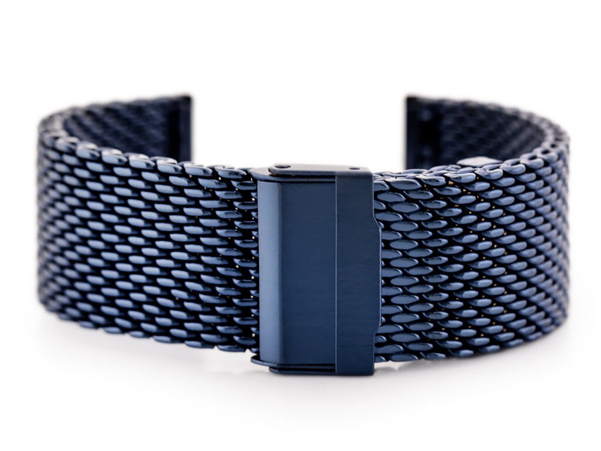 Pacific HQ Serie - Granat Mesh Horlogeband - 22mm