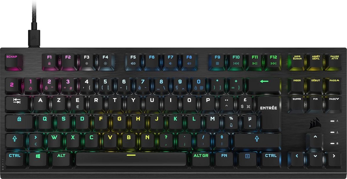 Compact Mechanisch Gaming Toetsenbord met RGB Verlichting