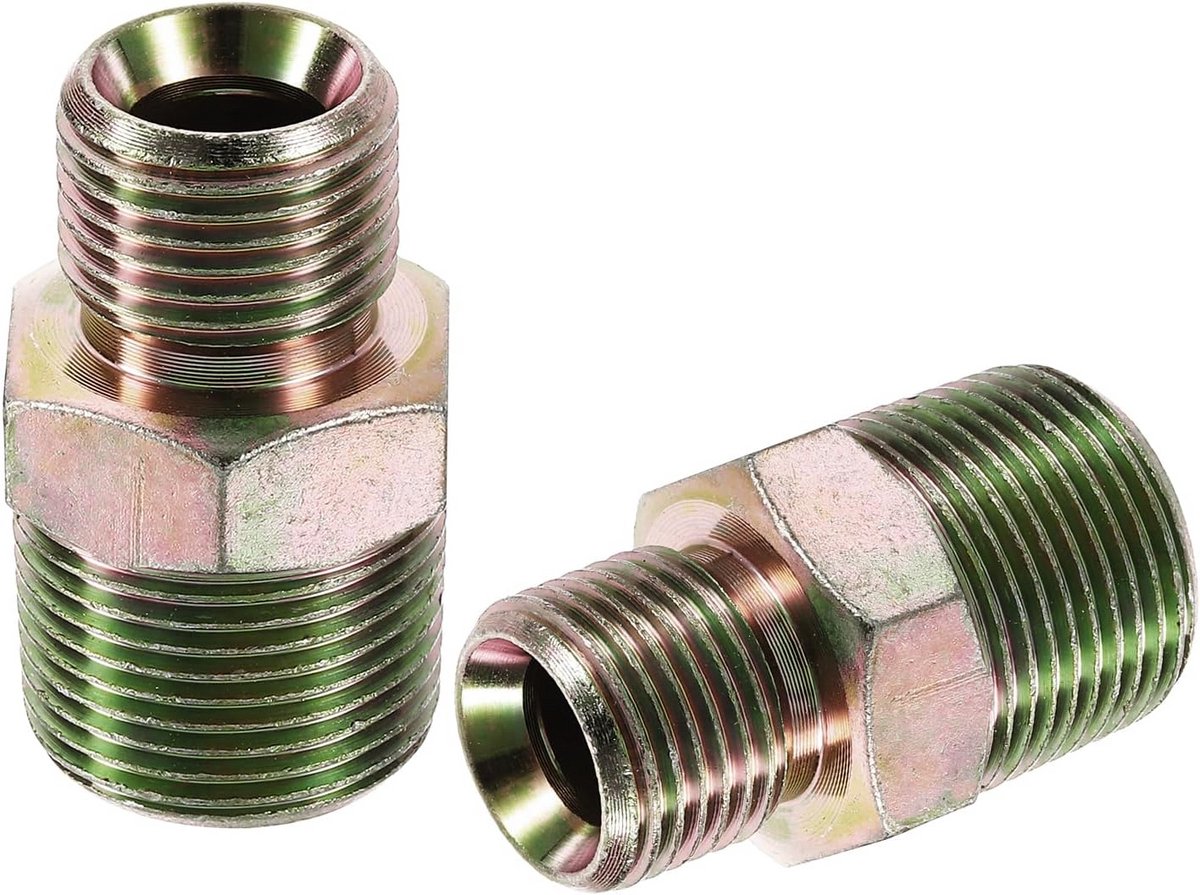 Koolstofstalen Verloopstukken G3/4 x PT1/2 Dubbele Nippel 5 Stuks