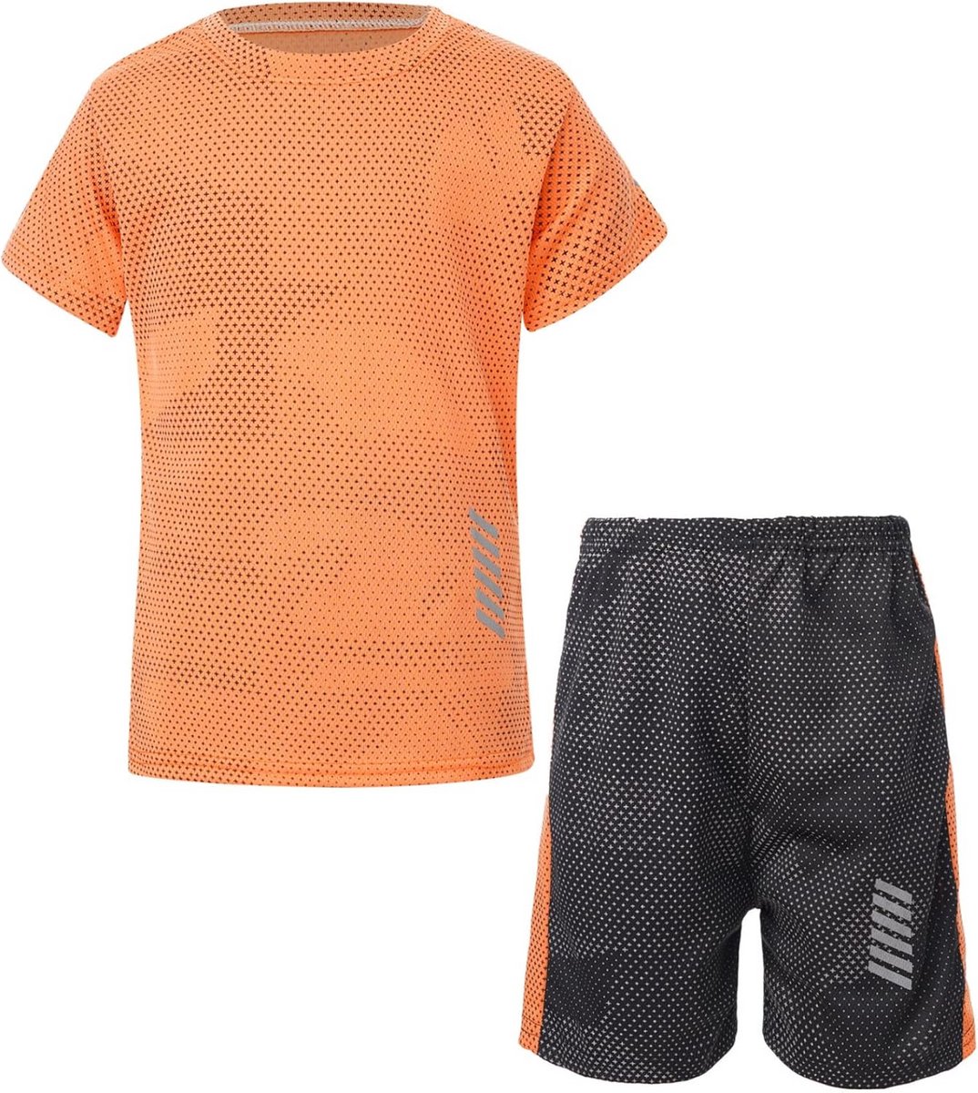 Sportpak Jongens: Trainingsset met T-shirt Korte Mouw en Shorts voor Voetbal en Basketbal