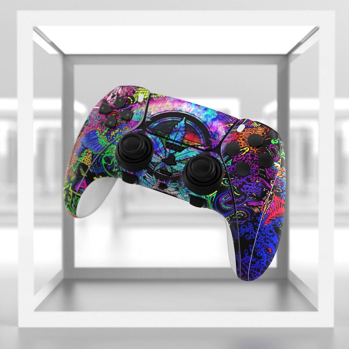 Decoratieve Sticker Set voor PS5 Edge Controller Huid Bescherming Bloed Handafdruk