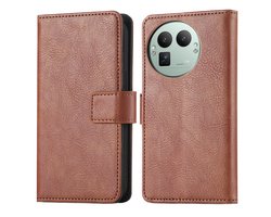 imoshion Hoesje - Geschikt voor Realme GT 8 Pro - Luxe Bookcase - Bruin