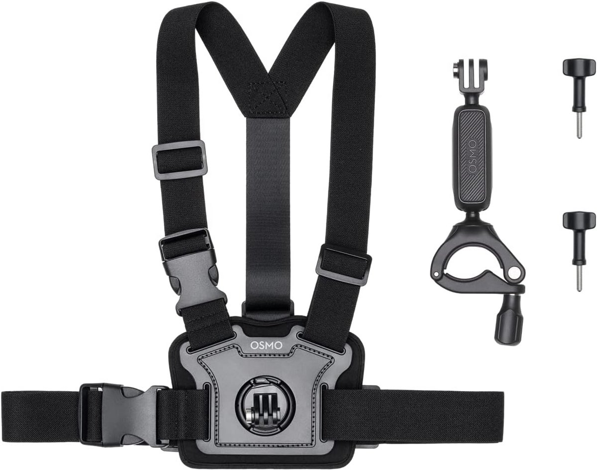 Fietsaccessoire Set voor Actiecamera's - Stuurbevestiging en Borstbevestiging