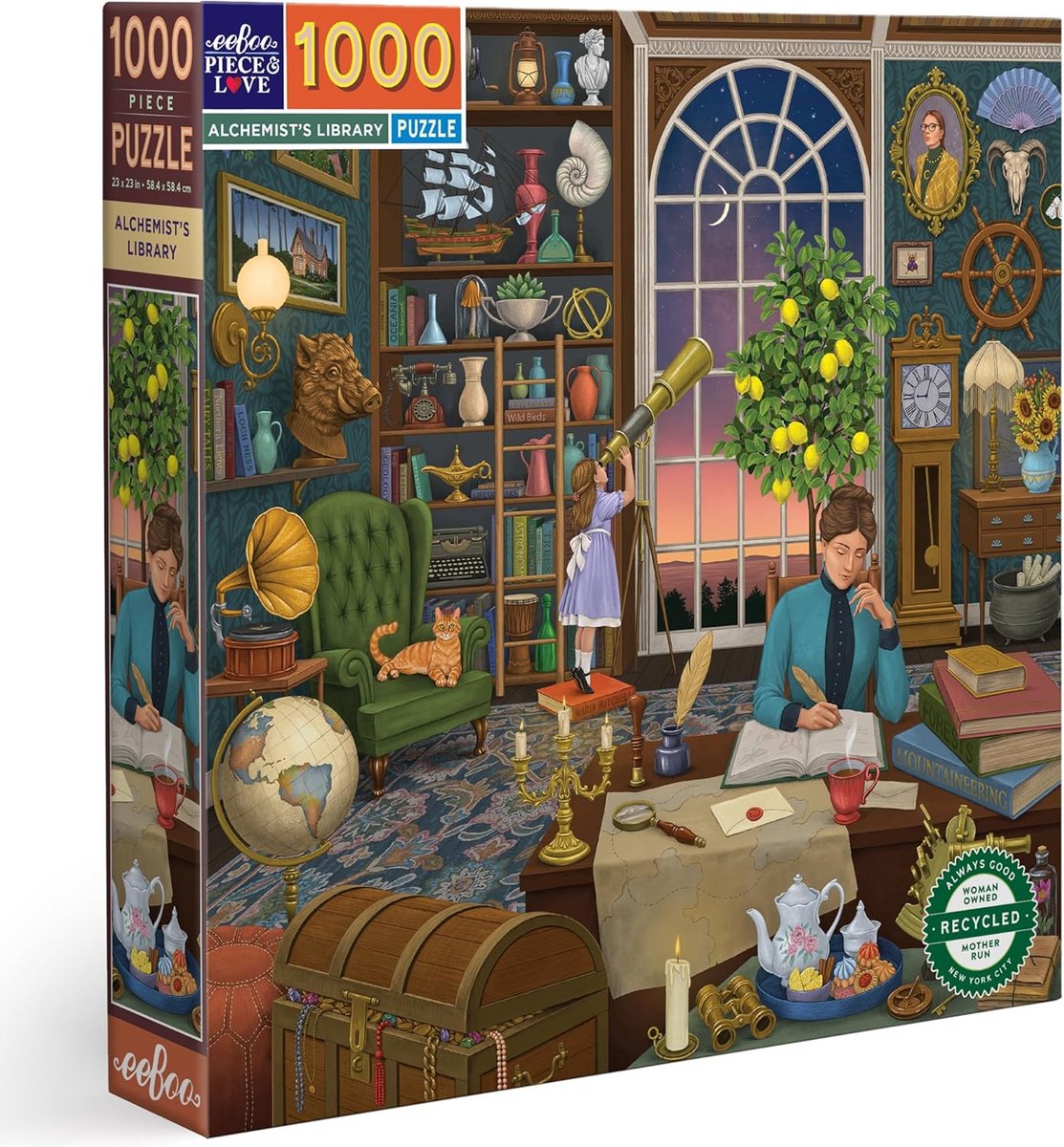 1000 Stuks Puzzel Mysterieuze Alchemist Illustratie