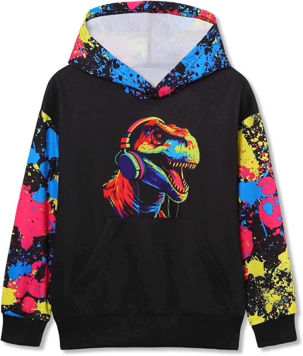 Kinder Hoodie met 3D Print en Zak voor Jongens en Meisjes (6-16 Jaar)