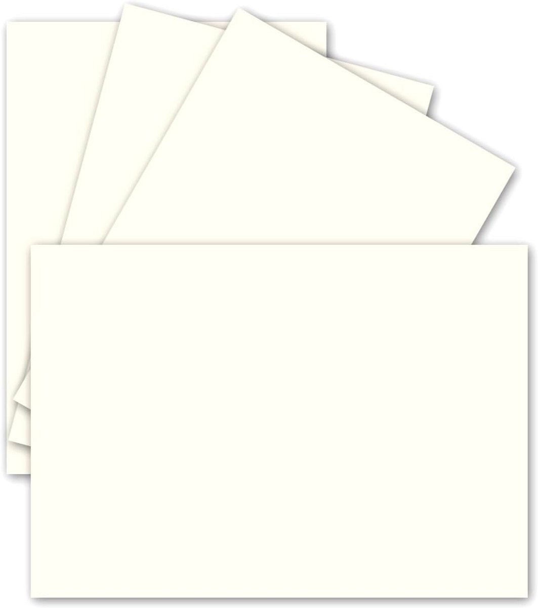 250 Blanco Postkaarten DIN B6 (12x17 cm) 240 g/m² Natuurlijk Wit Knutselkarton