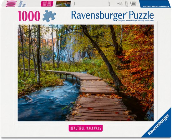 Ravensburger Herfstig Bospaadje-puzzel met boslandschap
