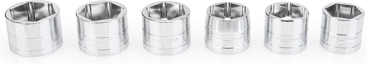 Set van 6 Platte Dop Bitjes voor Vork Onderhoud en Tuning