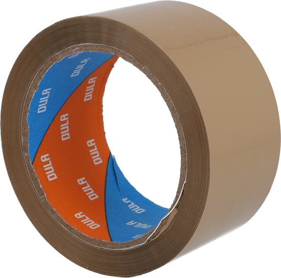 DULA Ruban d' Ruban d'emballage Marron 6 rouleaux 50 mm x 60 m
