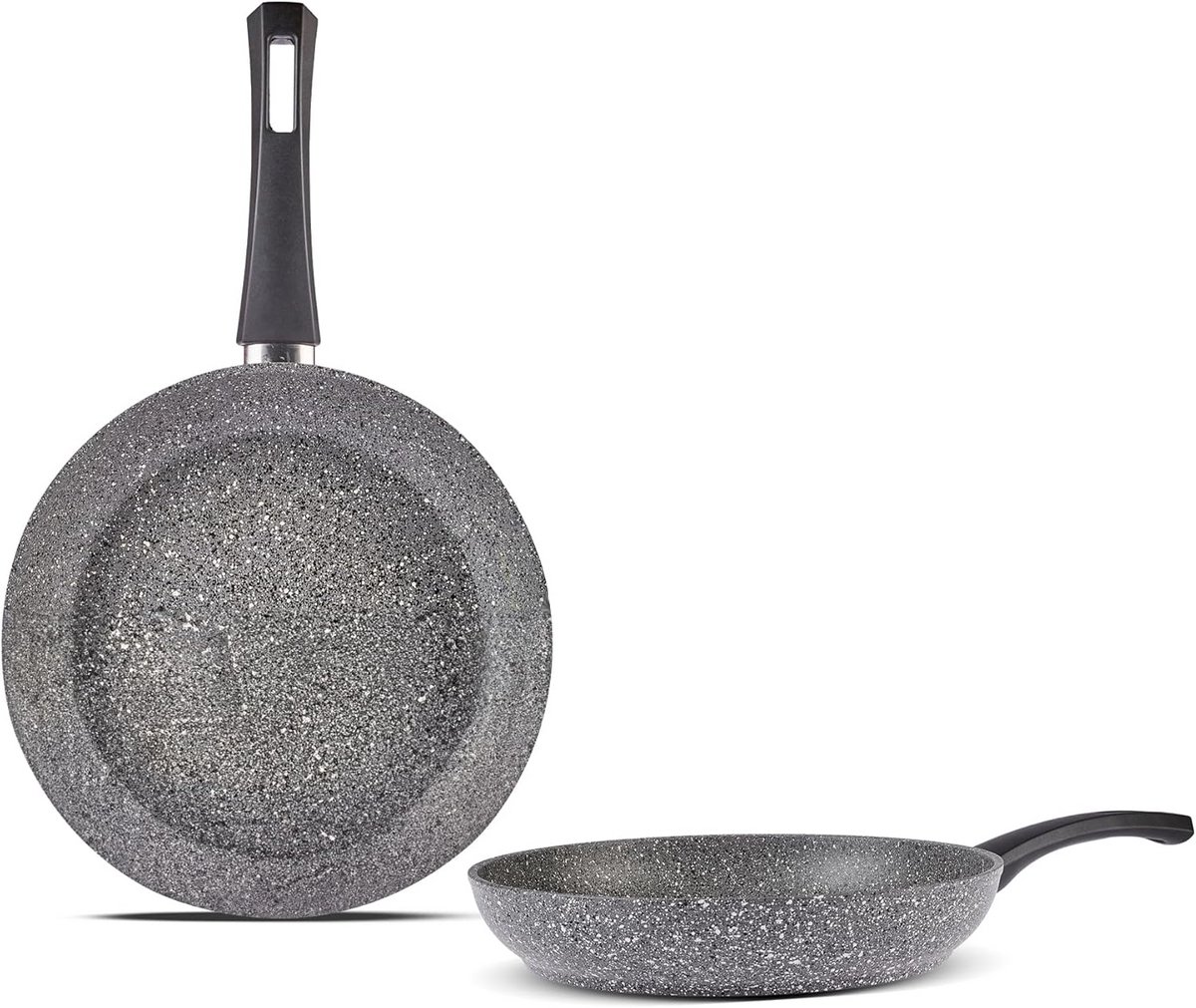 Granite Look Kookpannenset 2 Delig Duurzaam Bakgerei