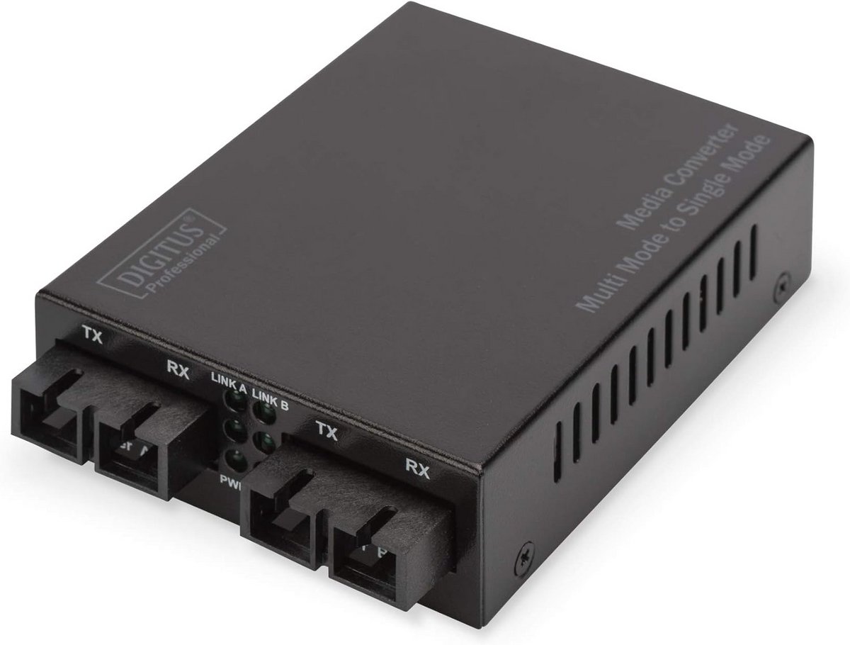 Gigabit Glasvezel Mediaconverter SC naar SC - Multimode en Singlemode Functionaliteit