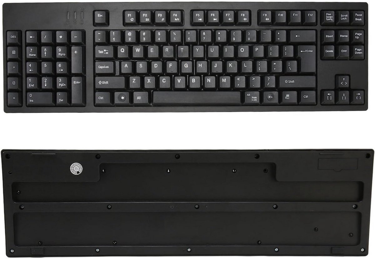 Ergonomisch Linkshandig Toetsenbord met 109 Toetsen voor Comfortabel Zakelijk Gebruik