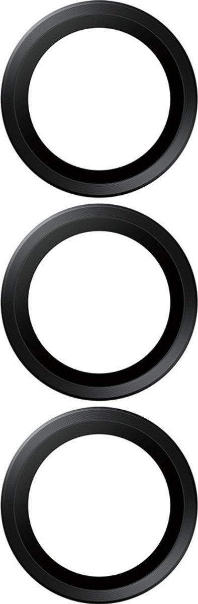 PanzerGlass Screenprotector geschikt voor Samsung Galaxy S26 Plus Glazen | PanzerGlass Ceramic Hoops Camera Lens Protector - Case Friendly - Zwart