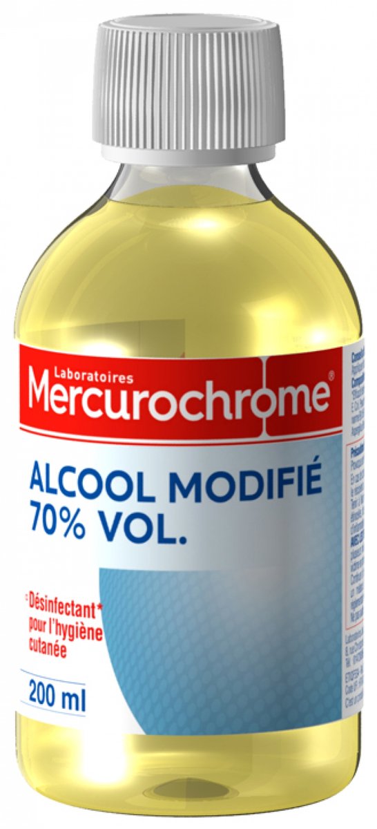 Mercurochrome Gemodificeerde Alcohol 70% vol 200 ml
