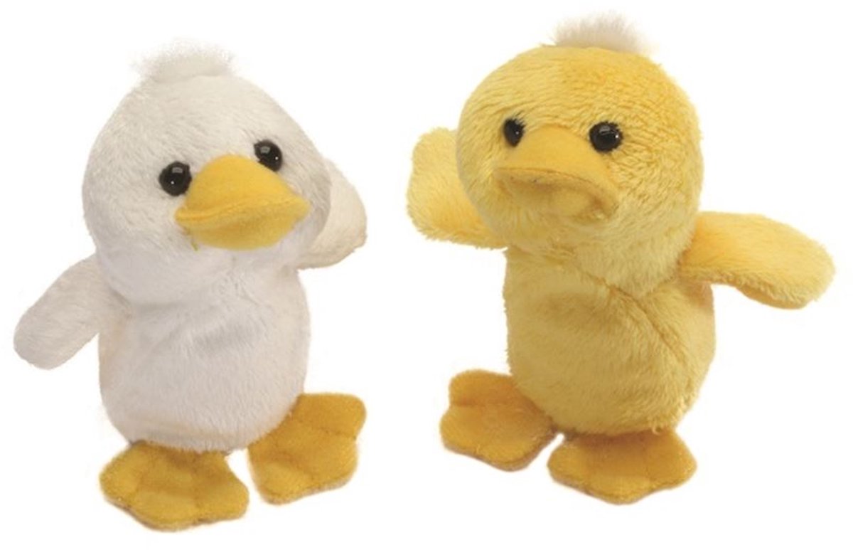 Living Nature knuffel Eendje Mini Buddies pluche speelgoed.