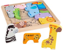 Mattel houten dierenpuzzel van Fisher-Price - educatief speelgoed.
