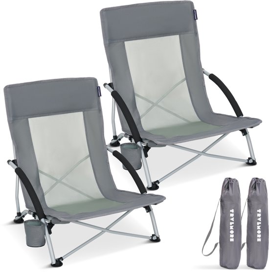 ZONADAH Chaise De Camping Pliable Léger Avec Dossier - Idéal Plage, Voyage Et Extérieur