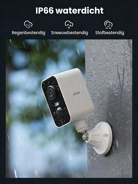 ieGeek - 4G Solar Buiten Camera met Nachtzicht en Zonnepaneel - Geen Wifi Nodig - Beveiligingscamera Draadloos Buiten - Stalcamera - Securitycamera - Magnetische Bevestiging - incl. SIM kaart — afbeelding 4