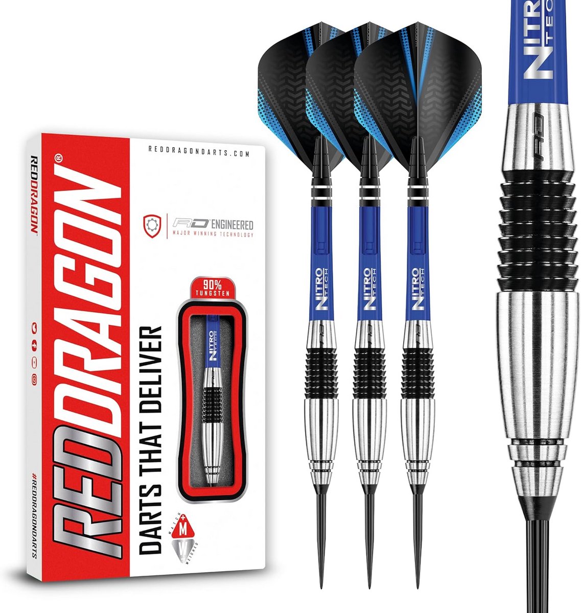 Professionele Tungsten Steeltip Dartpijlen 23 Gram