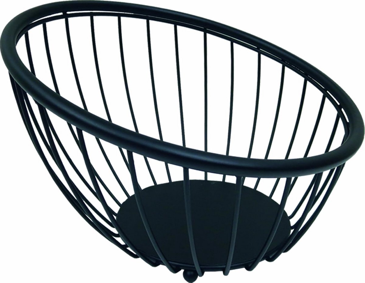 Ronde Broodtrommel en Fruitmand voor Keuken, 25 cm