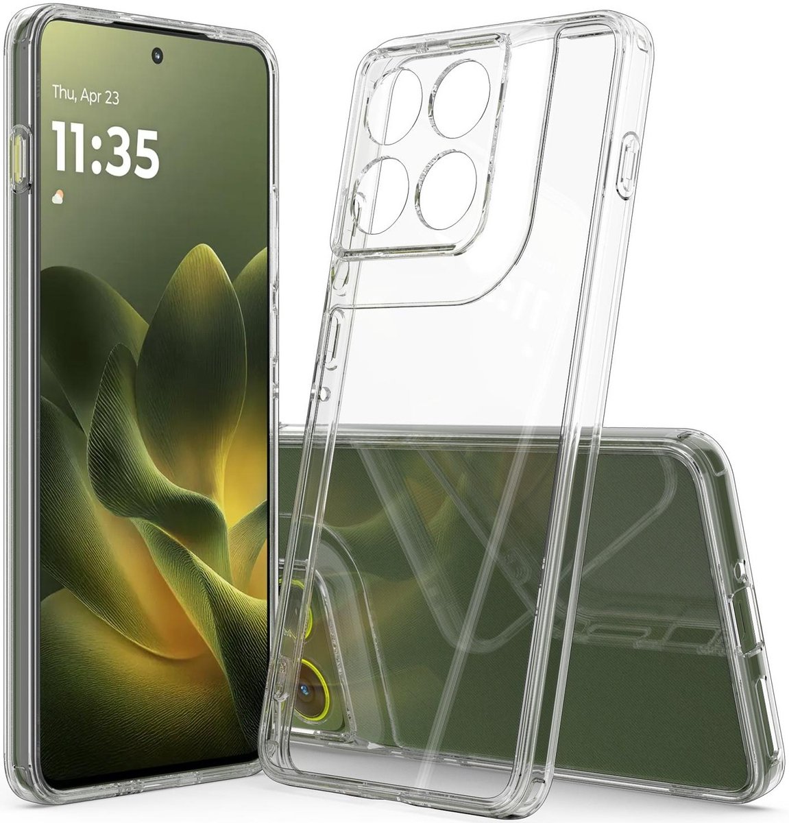 Hoesje geschikt voor Motorola Edge 70 - Phonesta Scratchproof Back Cover - Transparant