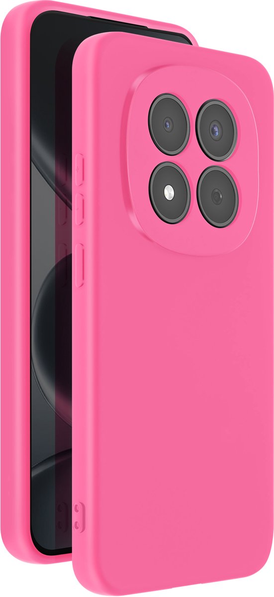 Avizar Soft-Touch Hoesje voor Redmi Note 15 Pro 5G van Antislip Siliconen, Fuchsia