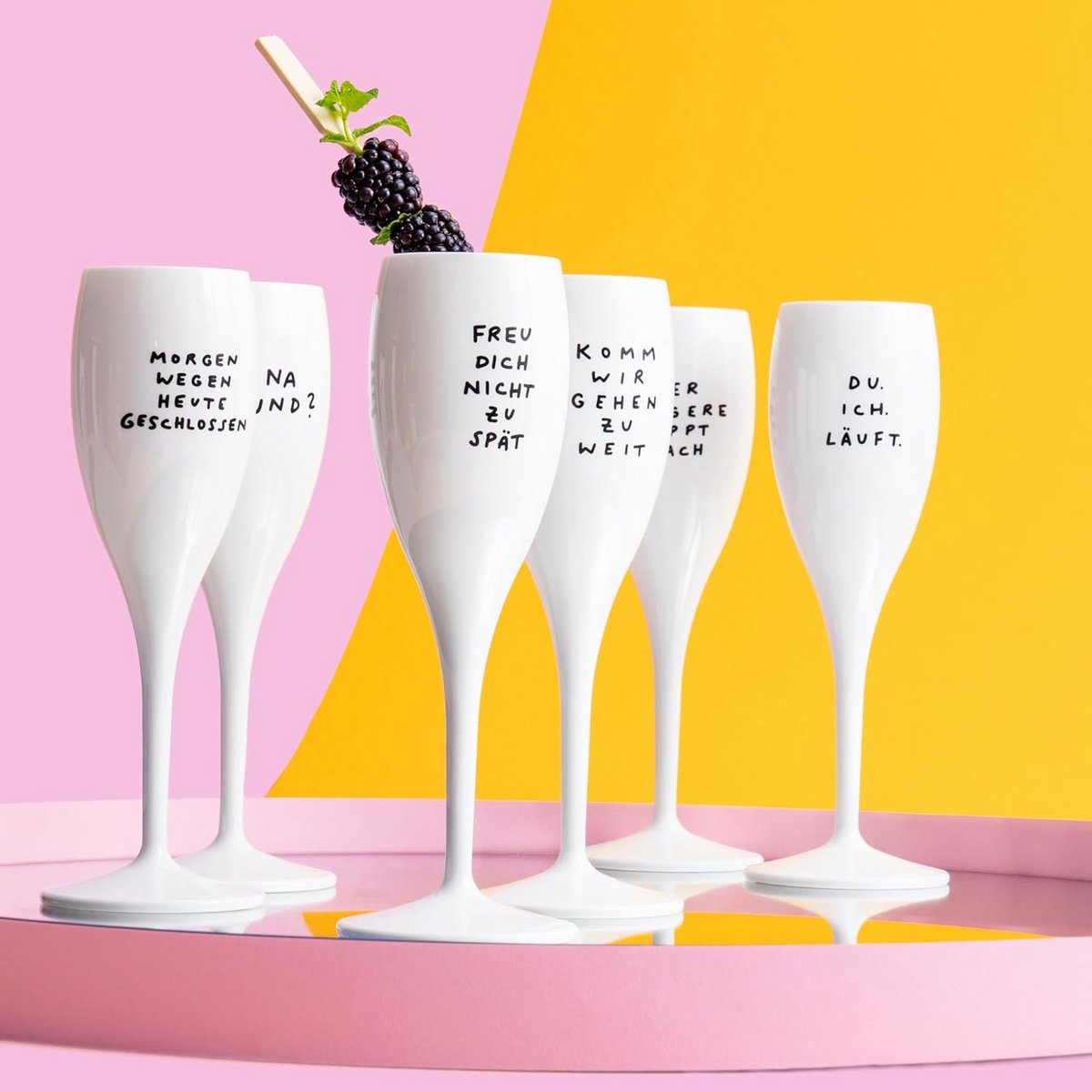 Stijlvol Onbreekbaar Champagneglas voor Feestjes 100ml