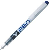 Pilot V-Pen Blauwe Uitwisbare Vulpen - 0,50 mm Schrijfbreedte