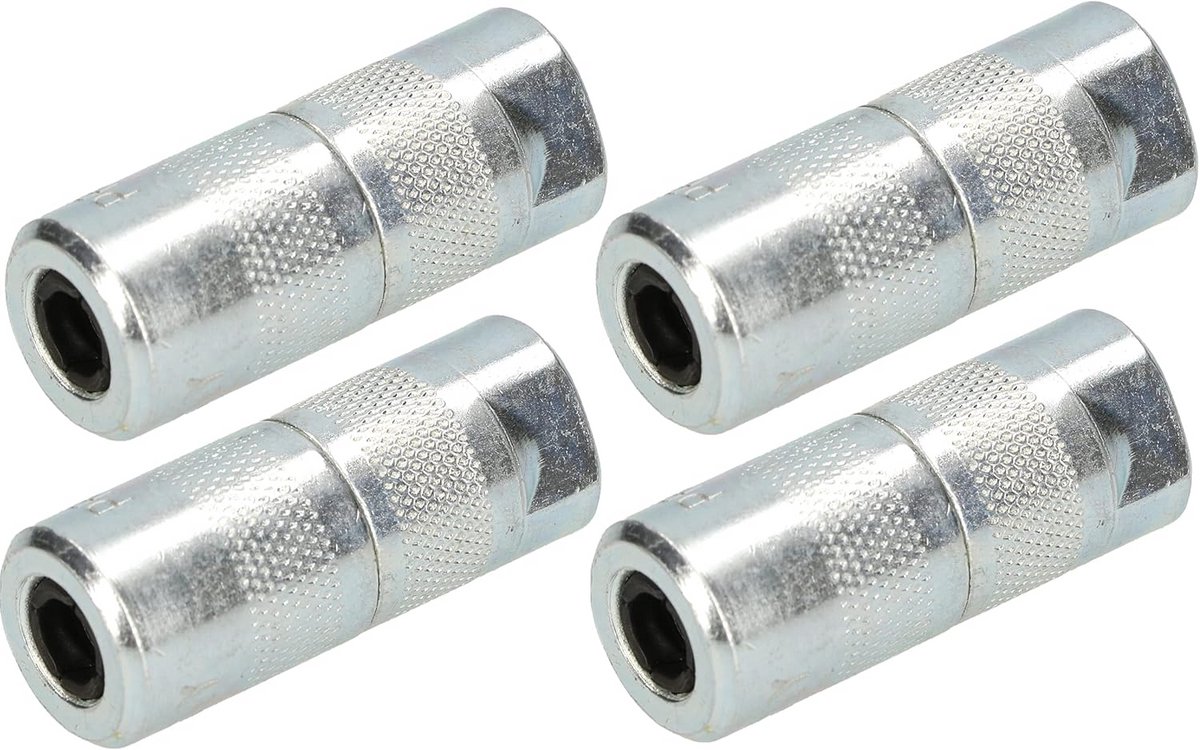 Set van 4 Hydraulische Mondstukken voor Vetpers met M10x1 Schroefdraad