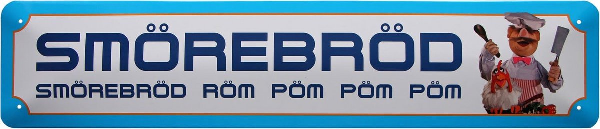 Metalen Straatbord Rechthoekig 46x10 cm - Weerbestendig Zichtbaar Bord