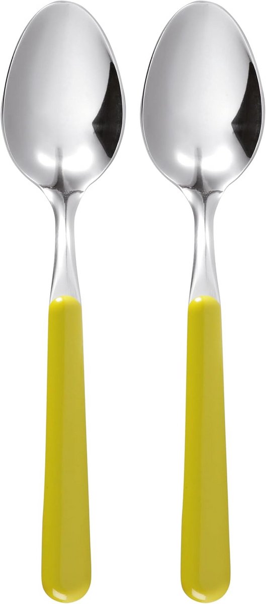 Set van 2 Trendy Tafellepels Groen