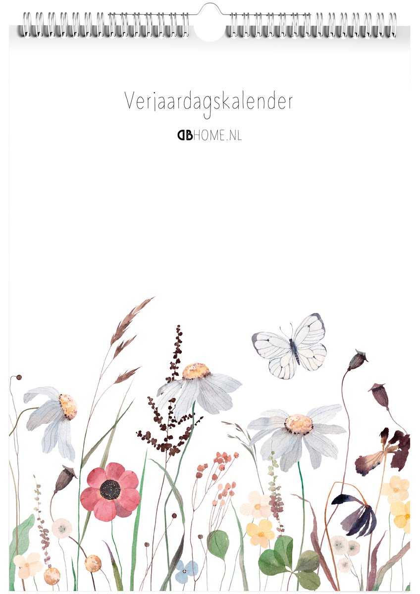 Verjaardagskalender Bloemen / Flowers