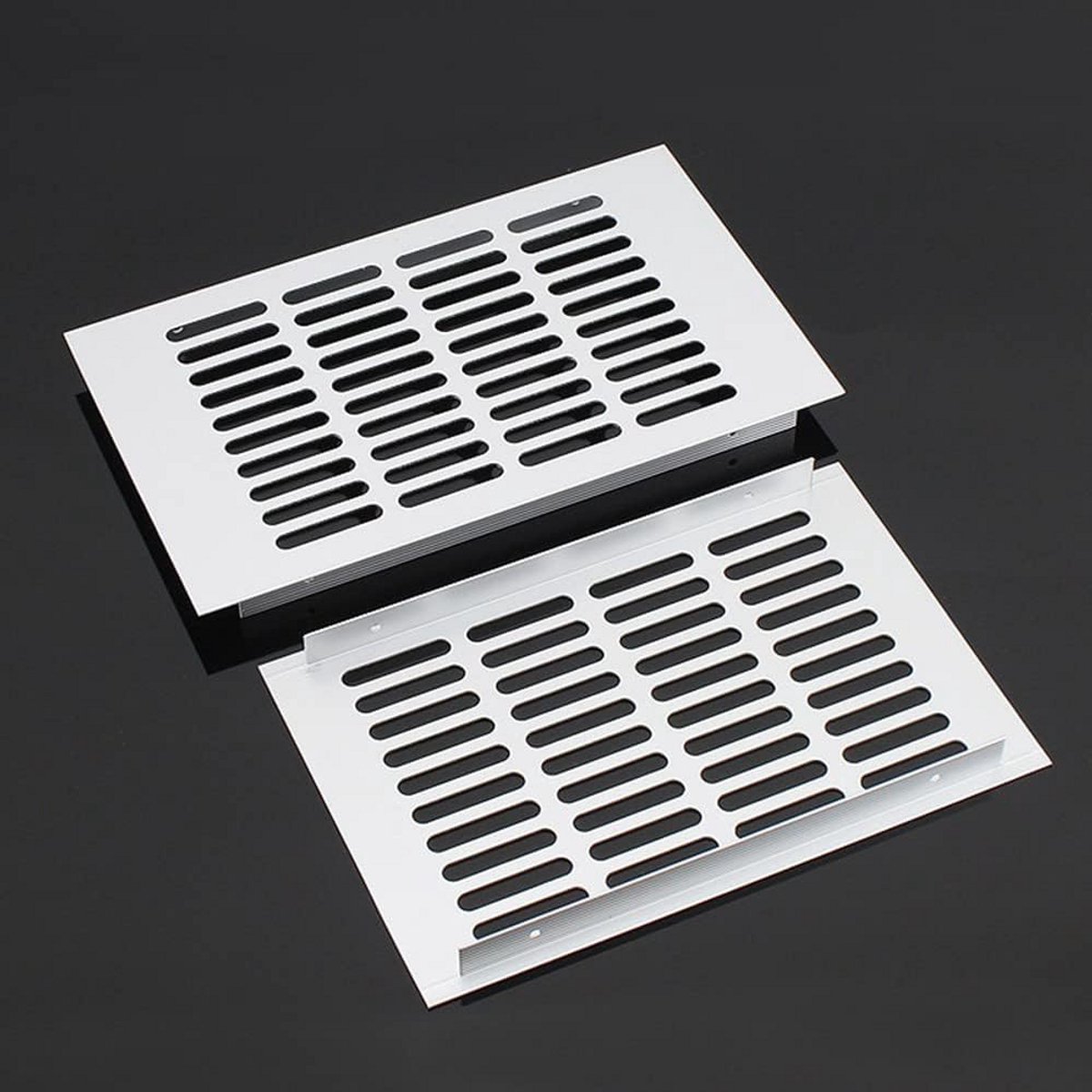 Rechthoekig Ventilatie Rooster Aluminium 150x200mm voor Kast en Muur