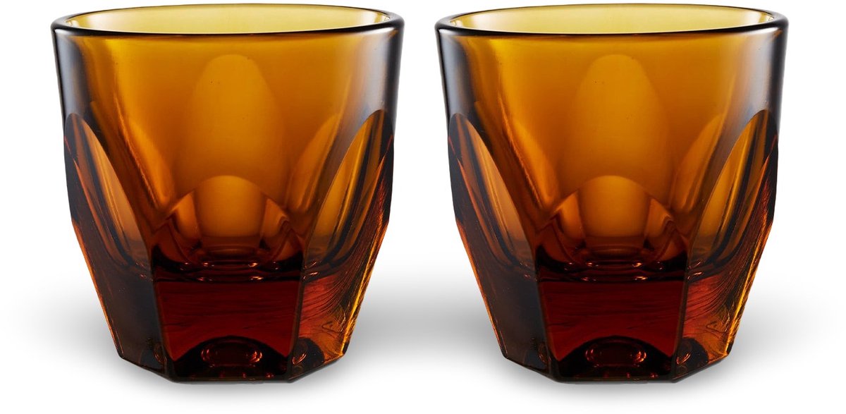 notNeutral Vero Cappuccino Glas - 180ml - Amber - Set van 2 glazen