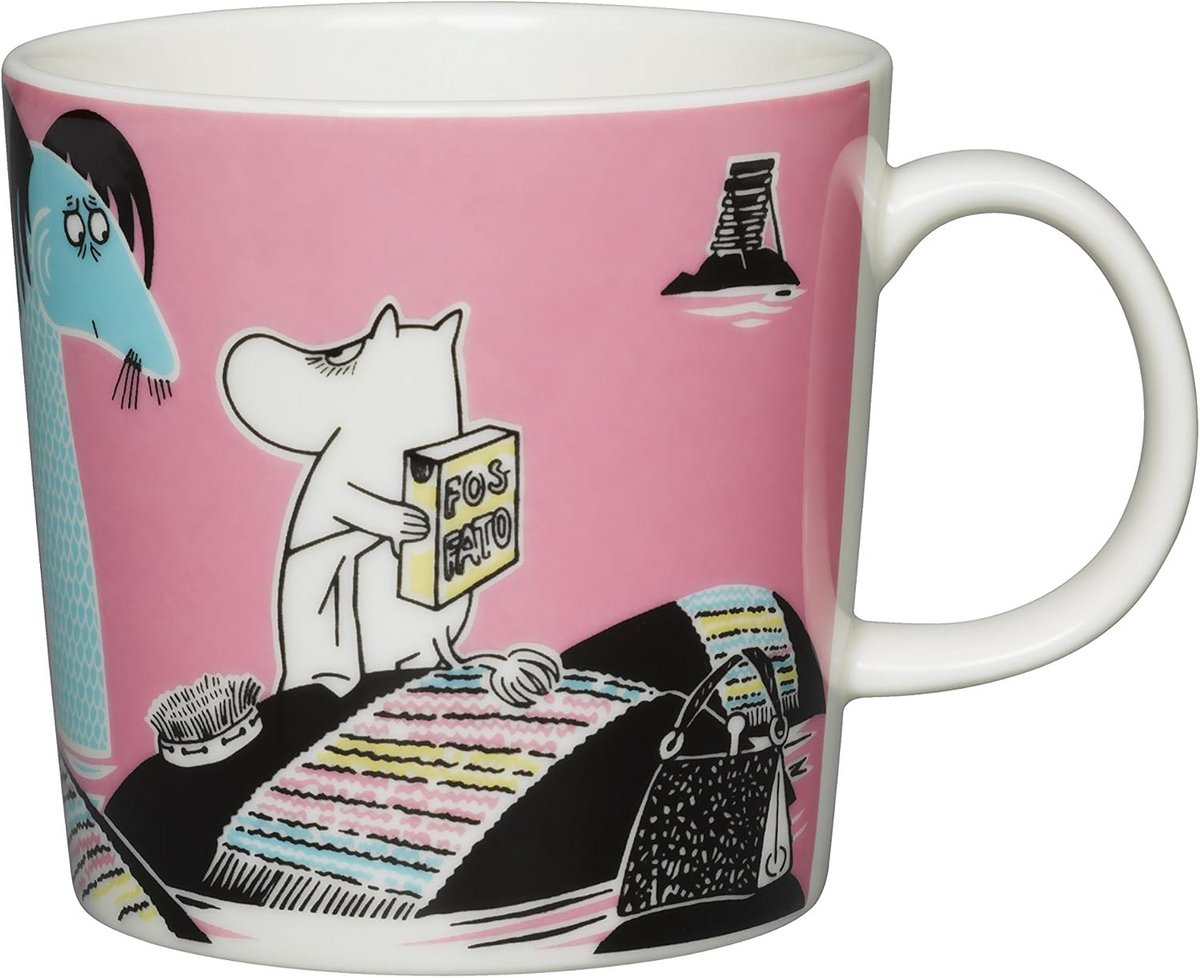 Limited Edition Mok met Moomin Print - Zorg Voor Schoon Water